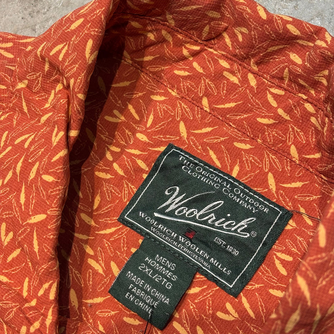 旧衣服WOOLRICH/羊毛rich /短袖衬衫/总花样/尺寸2xl