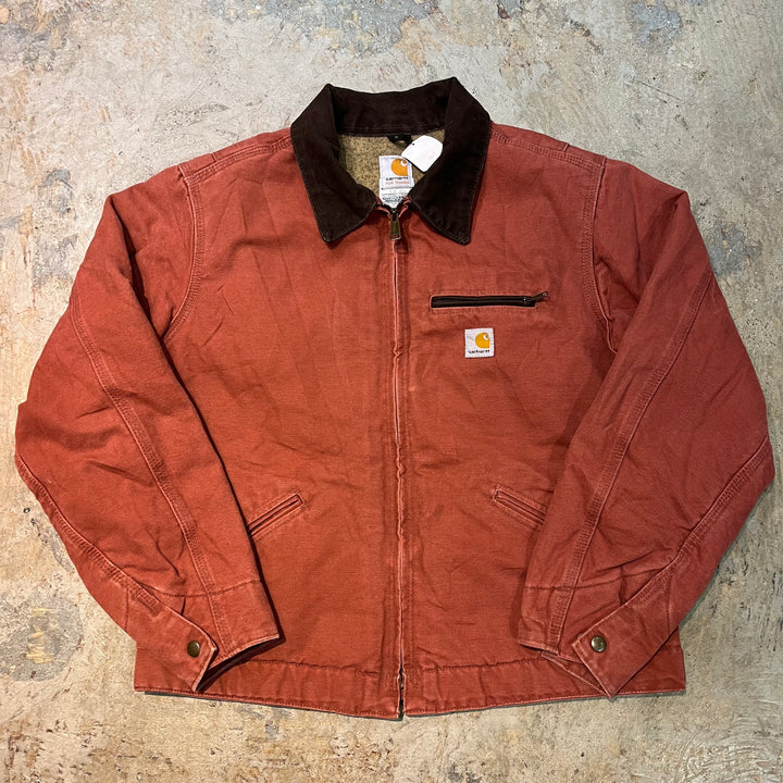 古着 carhartt/ カーハート/デトロイトジャケット/ ダック地/ 裏地ブランケット/ WOMEN/ サイズL