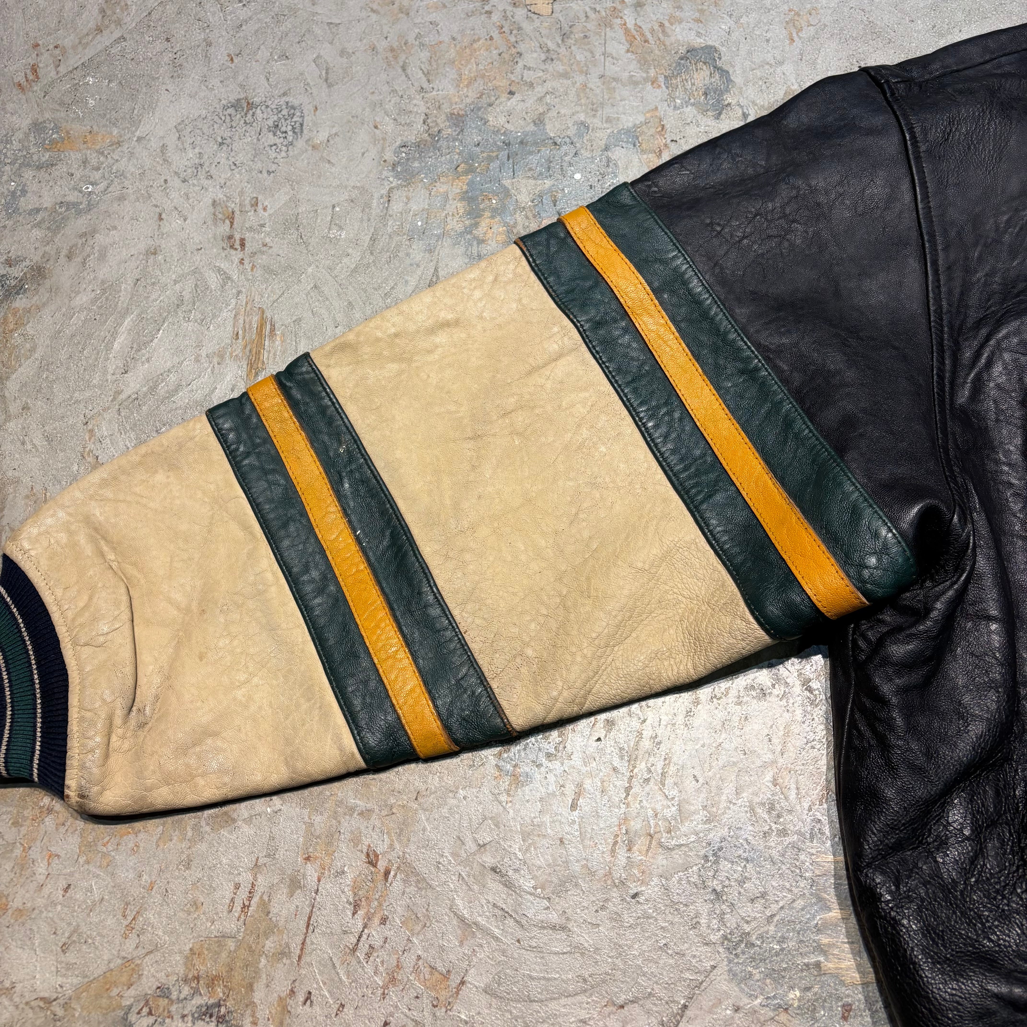 古着 AVIREX/ アヴィレックス/ レザースタジャン/ サイズM – 古着屋 MUJIN