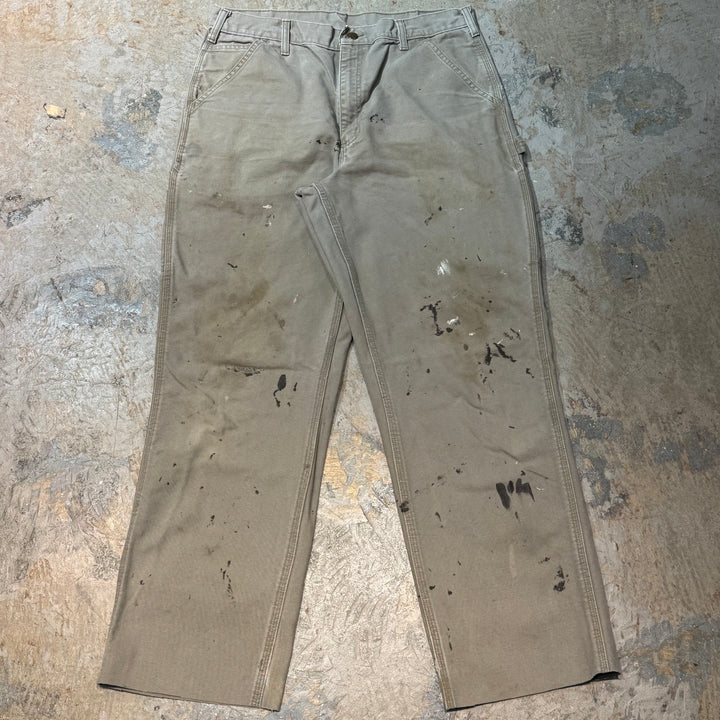 古着 Carhartt/カーハート/ダック地ペインターパンツ/実寸サイズ34×30