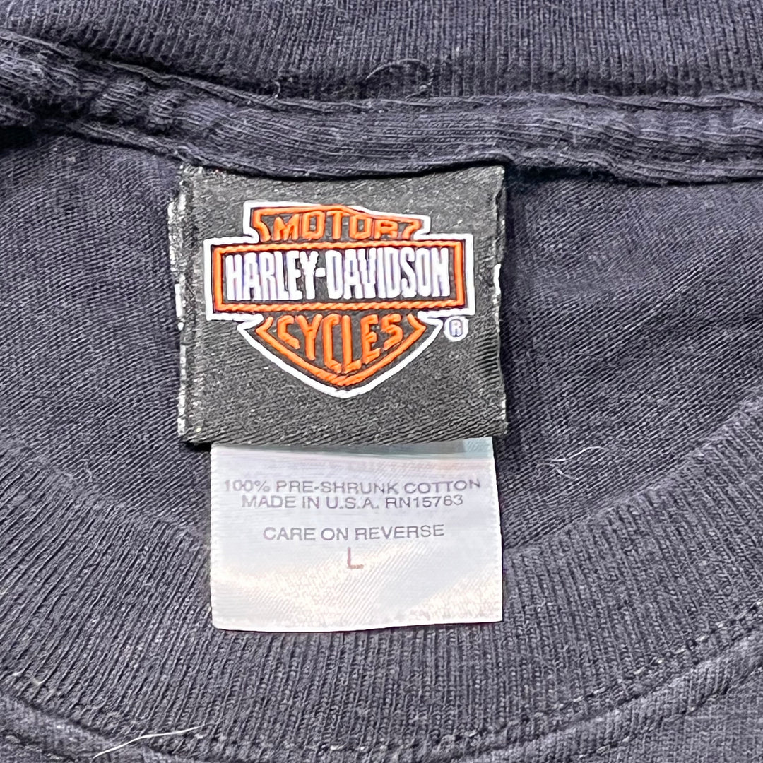 Used clothing Made in USA Harley-Davidson/Harley-Davidson/Printed T-shirt/Size L