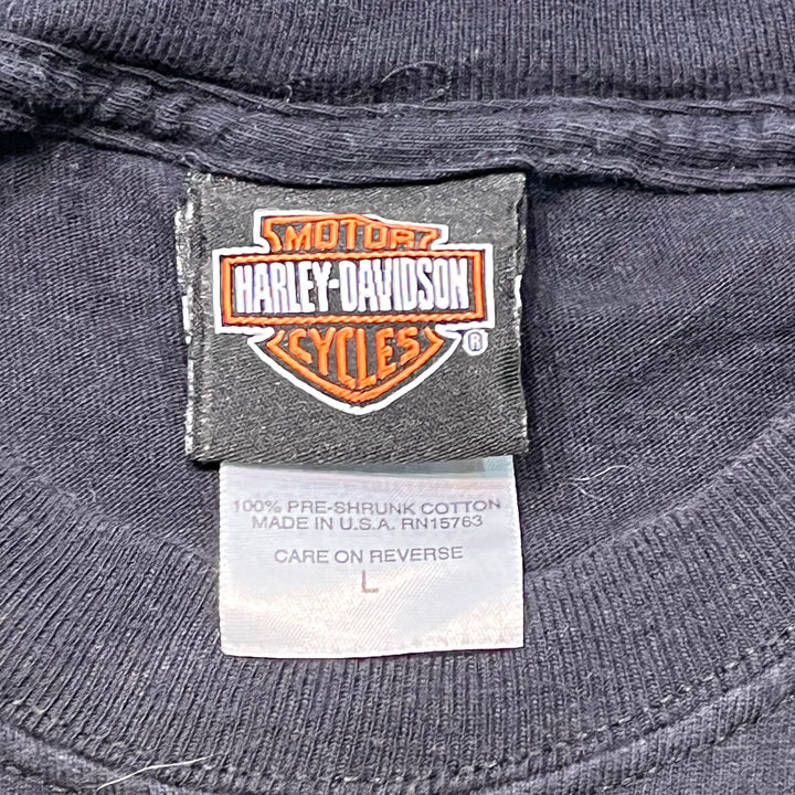 Used clothing Made in USA Harley-Davidson/Harley-Davidson/Printed T-shirt/Size L