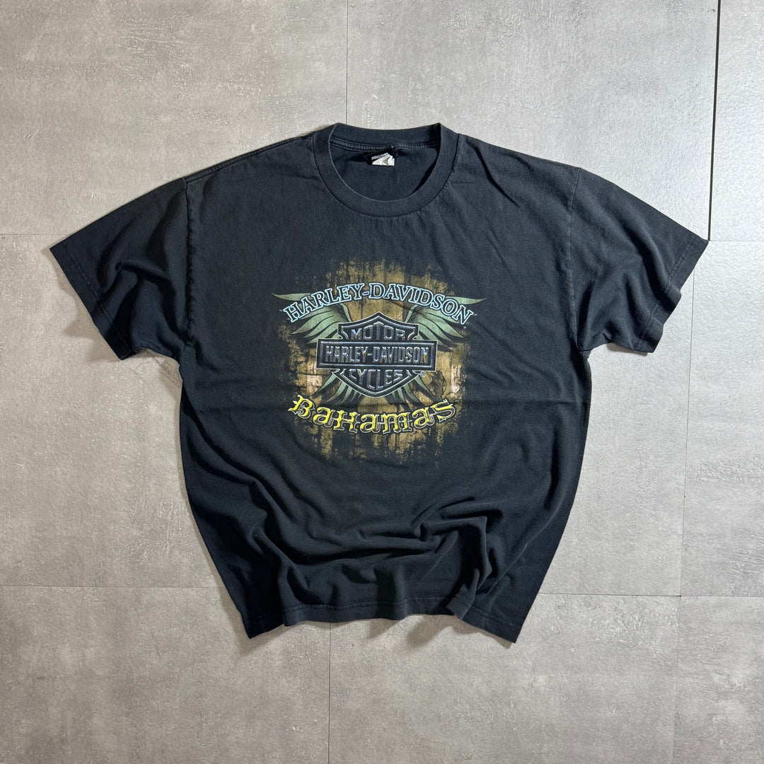 古着 Harley-Davidson ハーレーダビッドソン プリントTシャツ アメカジ サイズXL