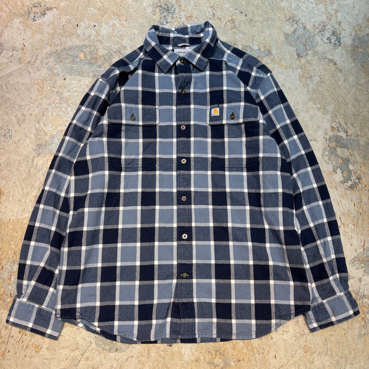 古着 carhartt/カーハート/ 長袖シャツ/ チェック柄/ サイズL