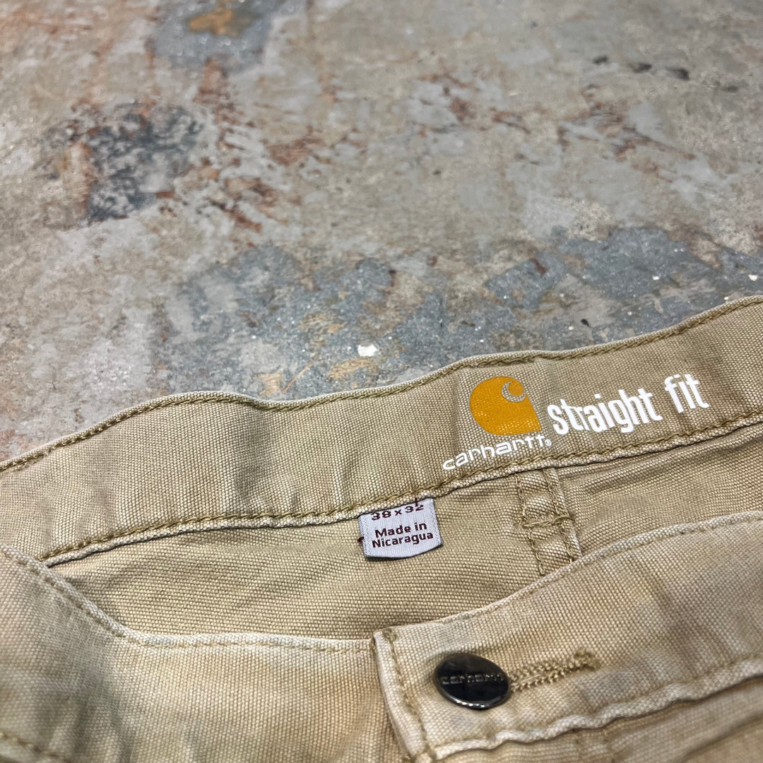 #4741 古着 Carhartt/カーハート/work Pants/ワークパンツ/サイズW38×32