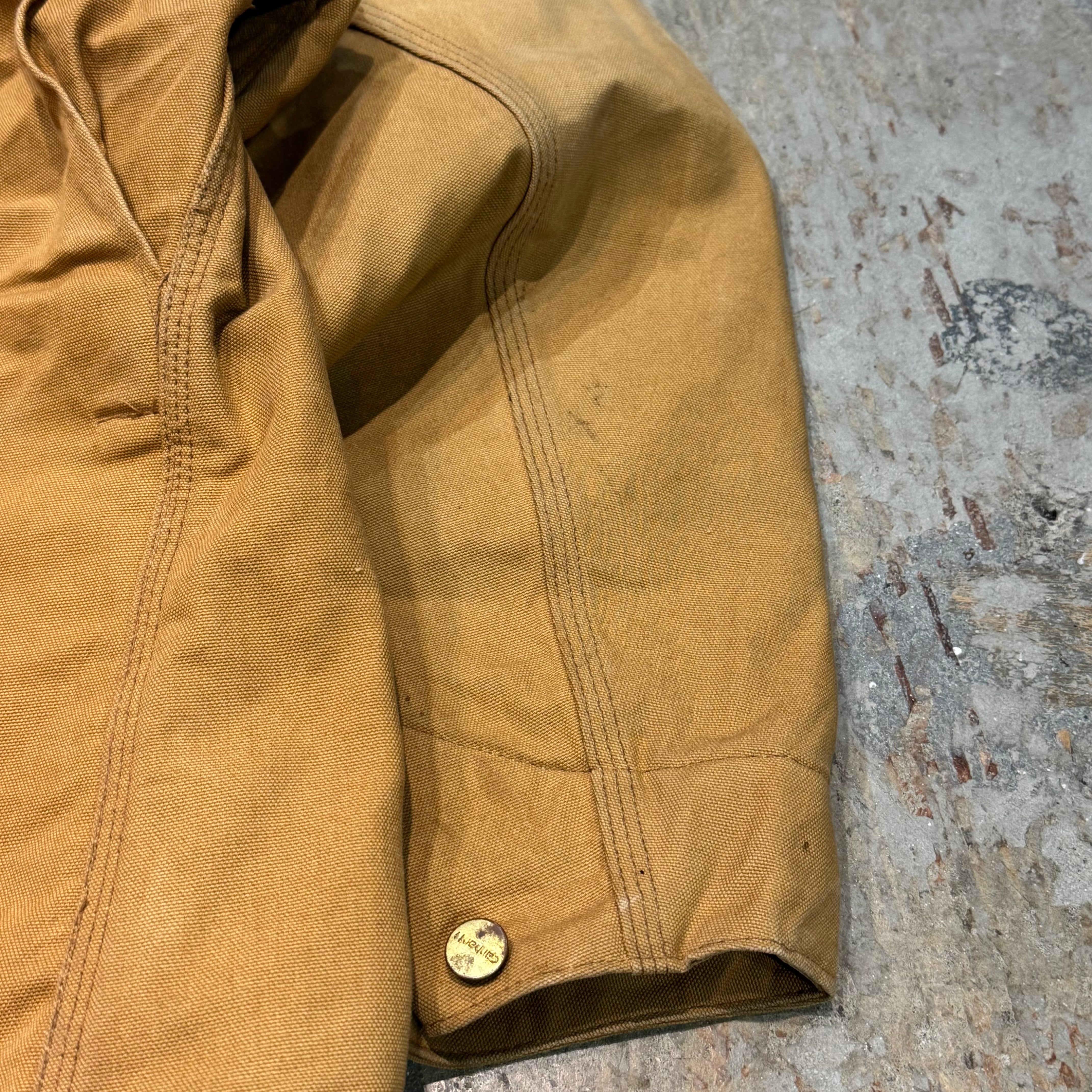 90’s Carhartt チョアコート アメリカ製 サイズ M 90s USA製 Carhartt チョアコート 40 フード付き カーハート