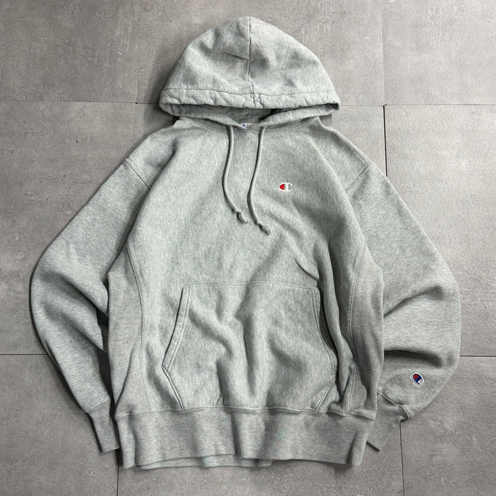 古着 Champion/ チャンピオン/リバースウィーブ/ プルオーバーパーカー/ サイズL