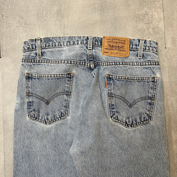 #1737 Old clothes Levis/Levi's 505 / Denim pants / Jeans / Size 33×32