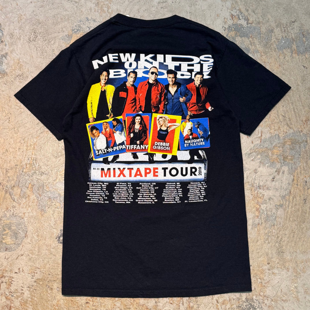 旧衣服JERZEES/泽西/ NEW KIDS ON THE BLOCK/ NEW KIDS ON THE BLOCK/乐队T恤/尺码S