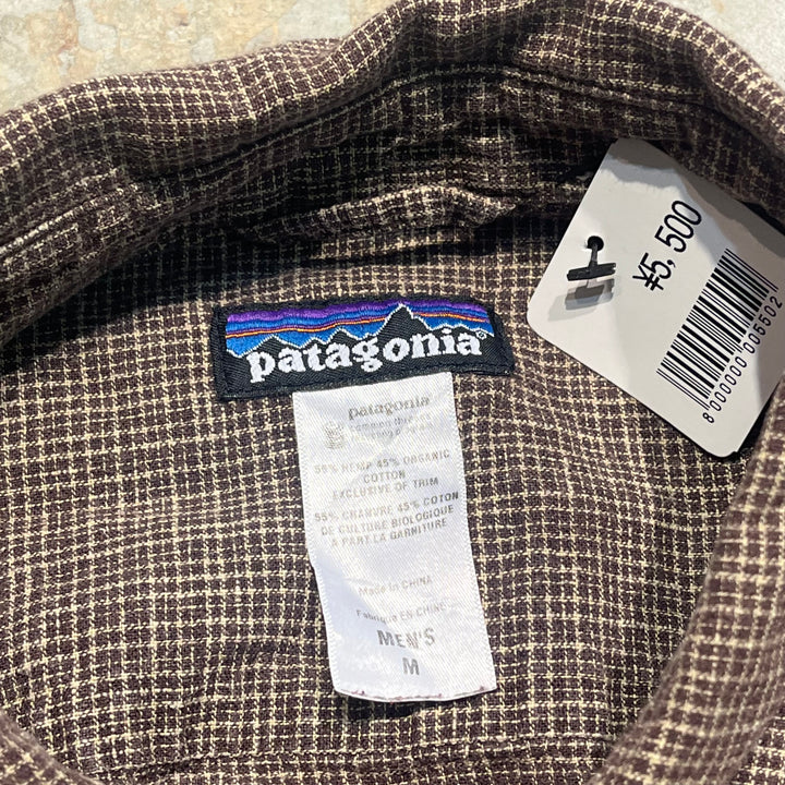 #4370 古着 Patagonia/パタゴニア/Short Sleeve Button Down Shirt/Check／チェック柄/サイズM