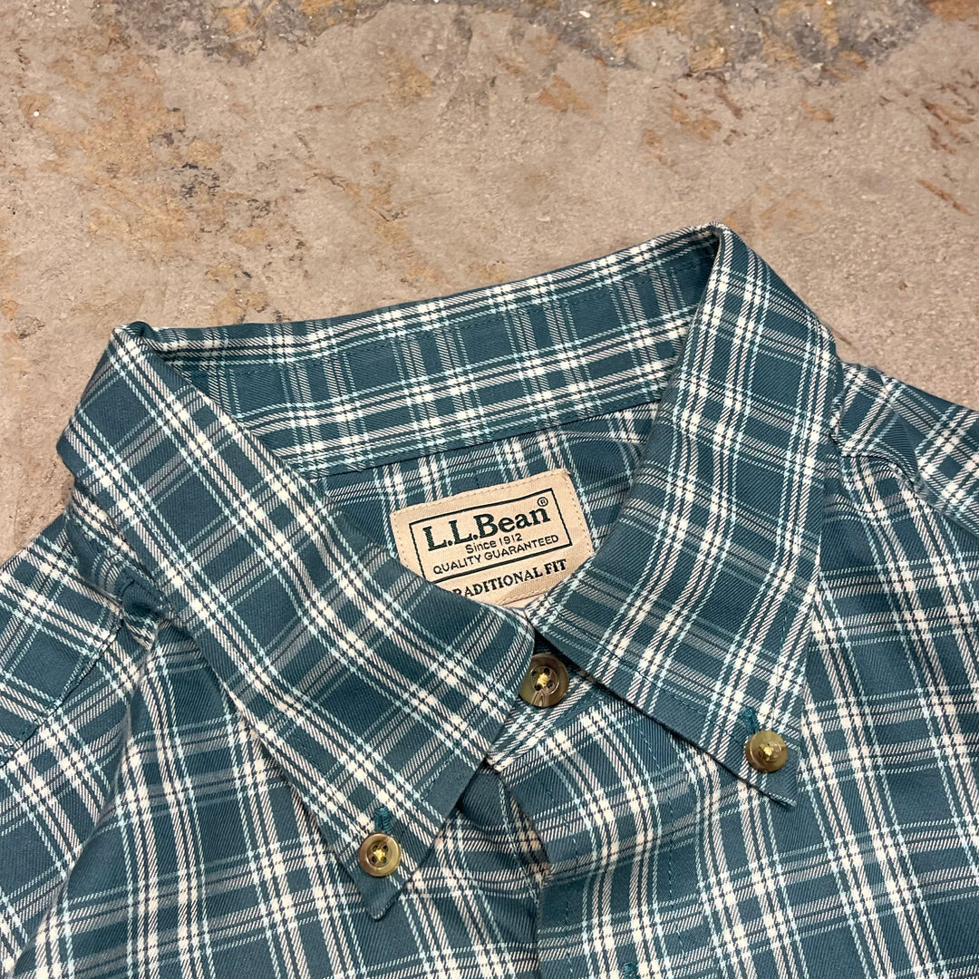 #4343 L.L.Bean/エルエルビーン L/S Check Shirts/チェックシャツ サイズL