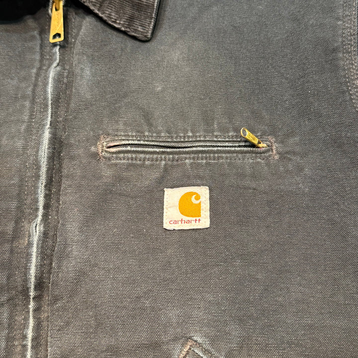 미국에서 만든 중고 의류 Carhartt/ Carhartt/ Detroit Jacket/ Duck Fabric/ Corduroy Collar/ Lining Blanket/ Size XL