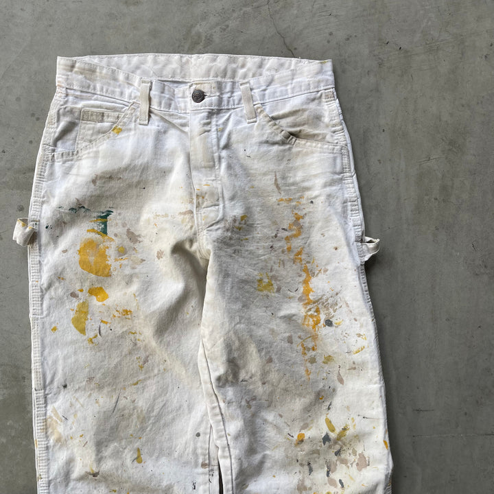 古着 Dickies×SHERWIN WILLIAMS/ディッキーズ× シャーウィン・ウィリアムズ/ ペインターパンツ / 企業ロゴ/ 実寸サイズ29×30