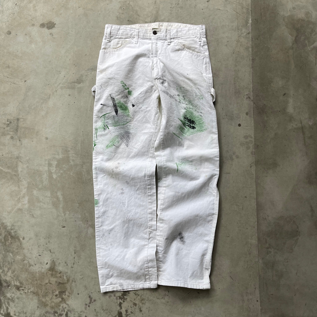 古着 Dickies×SHERWIN WILLIAMS/ディッキーズ× シャーウィン・ウィリアムズ/ ペインターパンツ / 企業ロゴ/ 実寸サイズ31×32