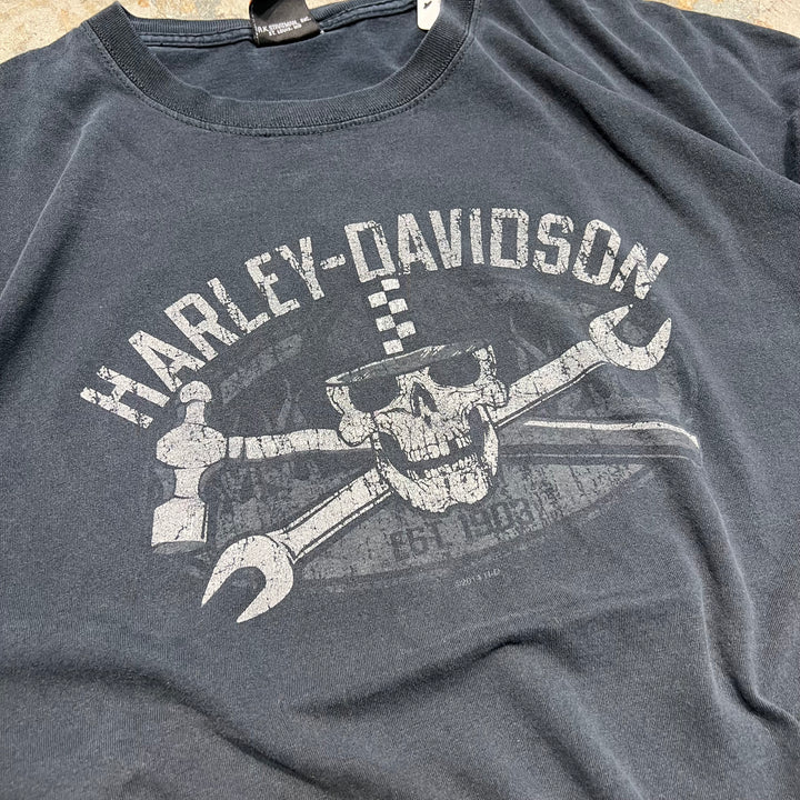 古着 Harley-Davidson  /ハーレー ダビッドソン / ペンシルバニア州 パリービル ストア / プリントTシャツ / サイズXXXL相当