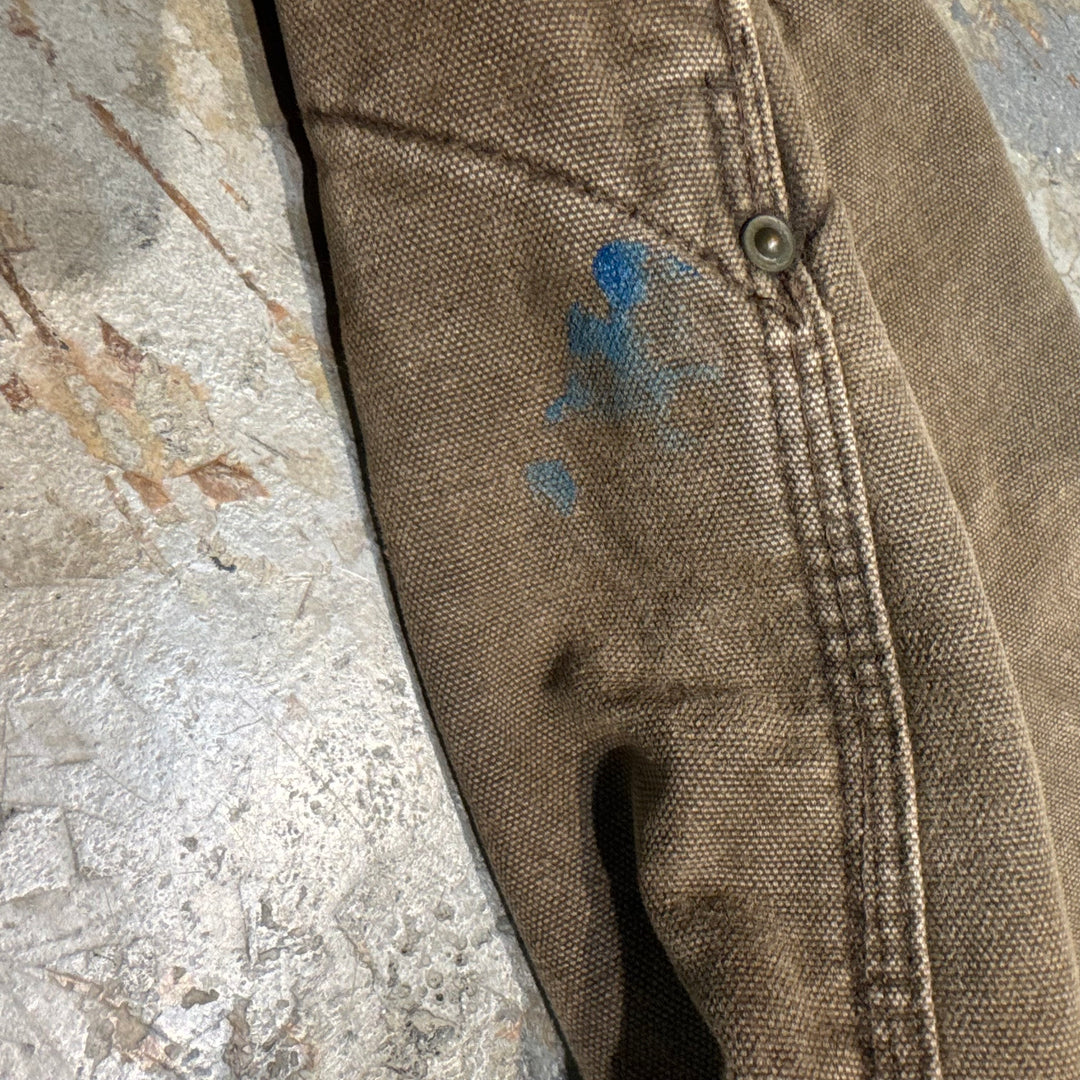 古着 USA製 00's carhartt/ カーハート/ ミシガンチョアコート/ ダック地/ 裏地ブランケット/ サイズXL