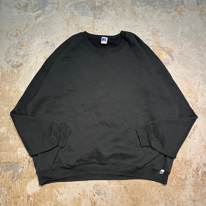 #3557 古着/Russell/ラッセル/Crewneck sweat/クルーネックスウェット/ブランクスウェット/無地/サイズXXXL