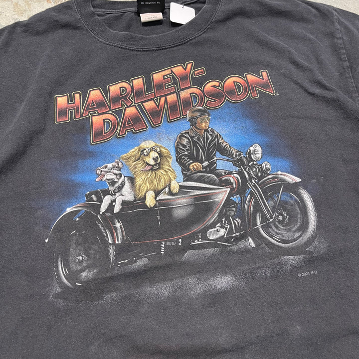 古着 Harley-Davidson/ハーレー ダビッドソン/プリントTシャツ/サイズXL