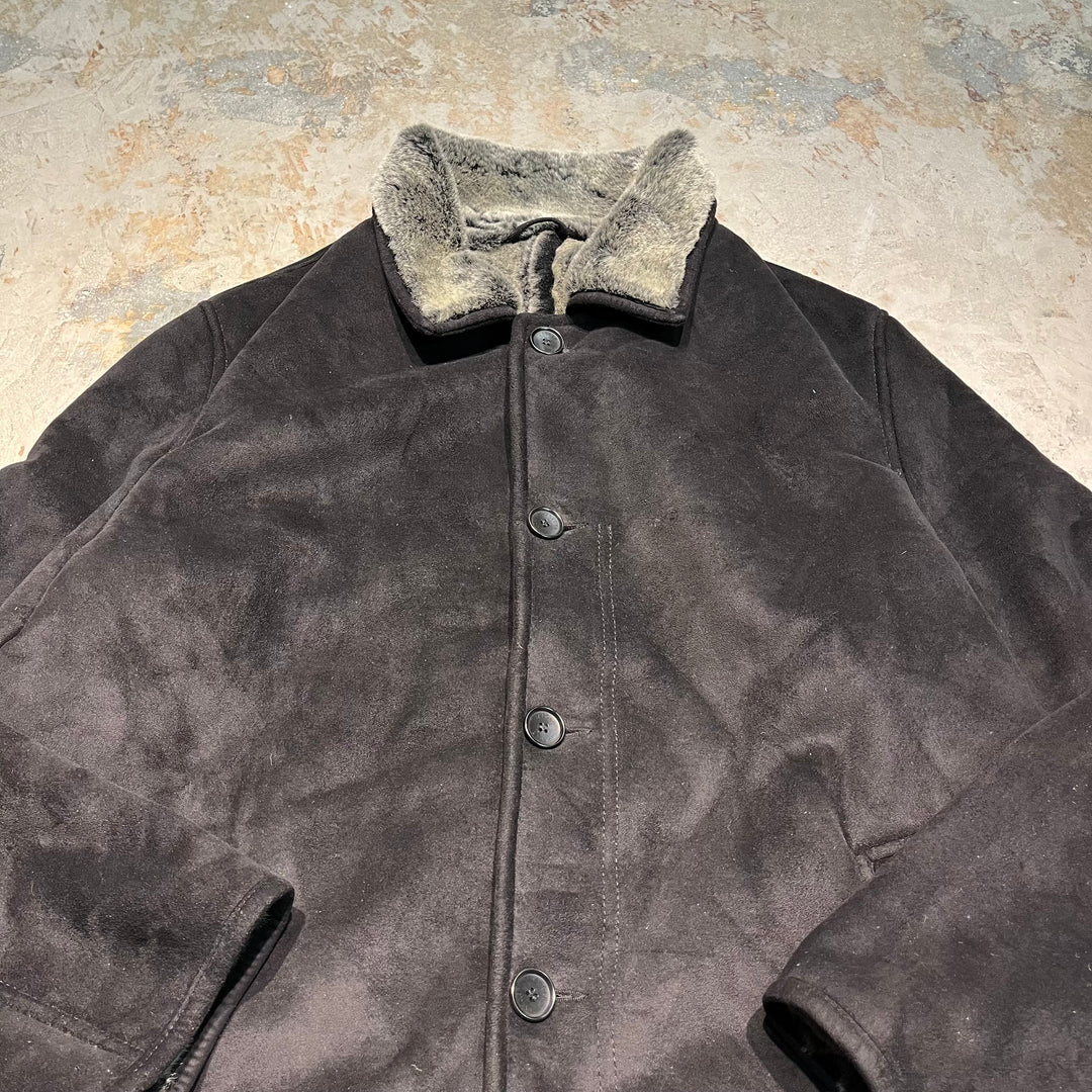 #3181 古着 Unknow/zip up Shearling Jacket/ジップアップシアリングジャケット/サイズXL