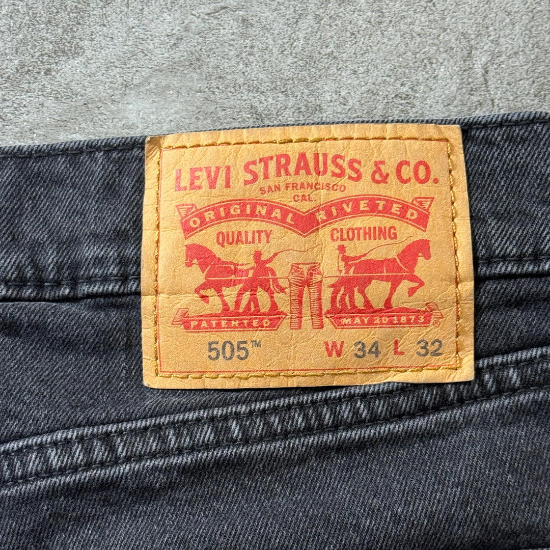 古着 Levi's/ リーバイス/ ブラックデニムパンツ/ 505/ 実寸サイズ31×31