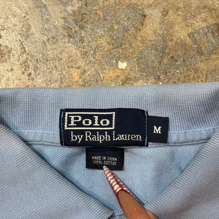古着 polo by ralph lauren/ ポロ バイ ラルフローレン/ 半袖ポロシャツ/ サイズM