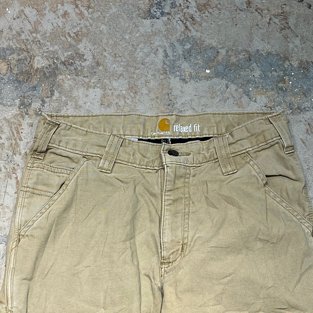 #4507 古着 Carhartt/カーハート/ Duck Painter Pants/ダック地 ペインターパンツ /103342-253/サイズ30×32