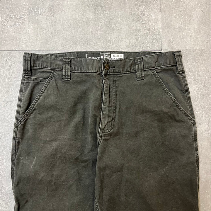 #1708 古着 Carhartt/カーハート Duck Work Pants/ダック地ワークパンツ / RELAXED FIT / サイズ34×32