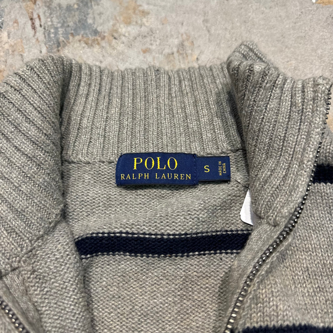 古着 POLO by Ralph Lauren/ ポロラルフローレン/ ハーフジップニットセーター/ サイズS