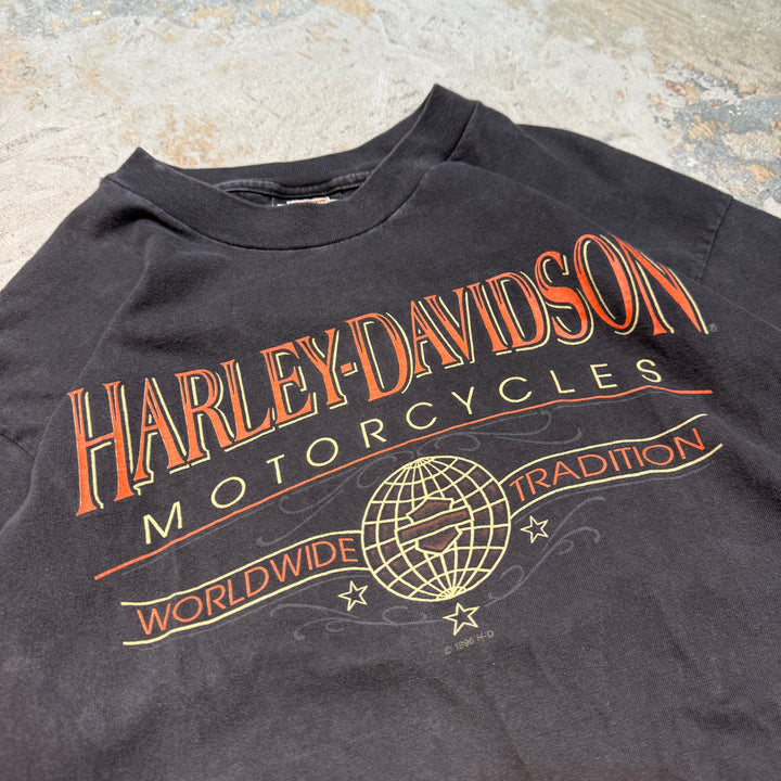 古着 USA製 Harley-Davidson/ハーレーダビッドソン/ プリントTシャツ/ サイズL