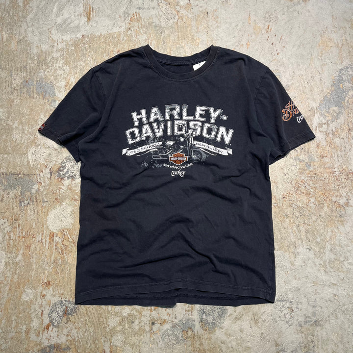 古着 Harley-Davidson/ハーレー ダビッドソン トルコ共和国 プリントTシャツ サイズL相当