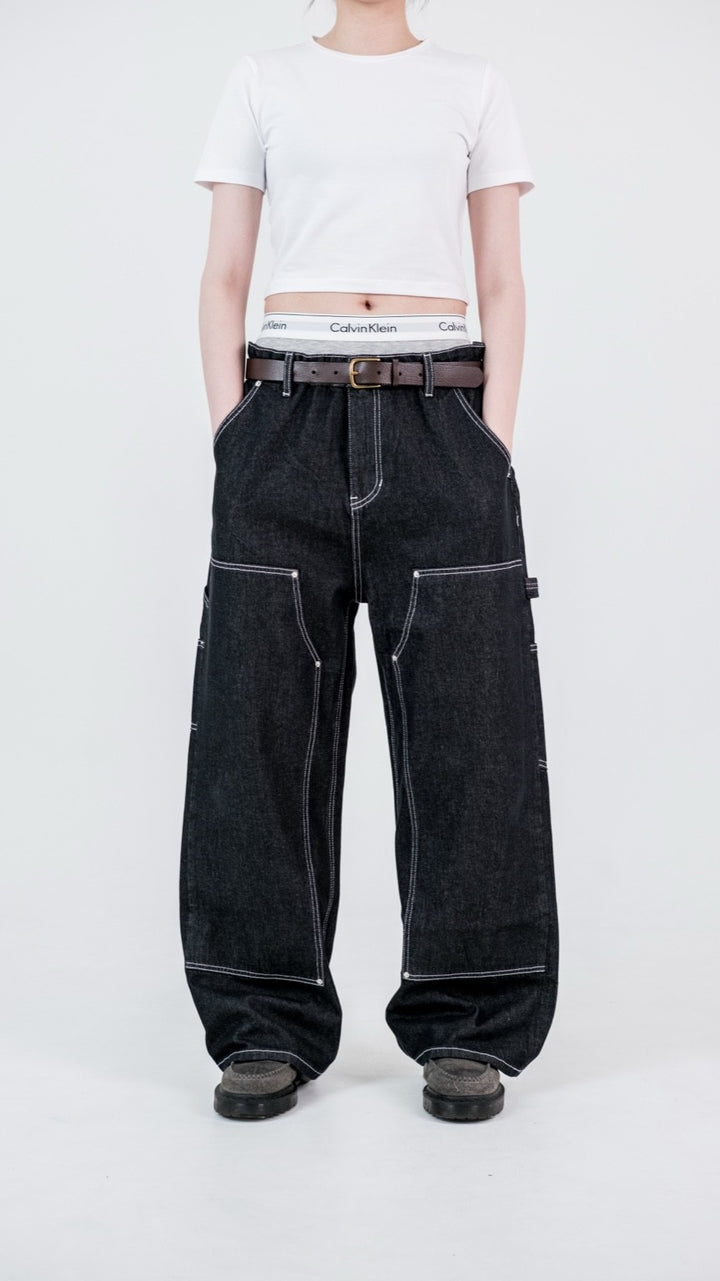 Muzine/無尽/Baggy Fit/バギーフィット/Doubleknee/ダブルニー/Denim Pants/デニムパンツ