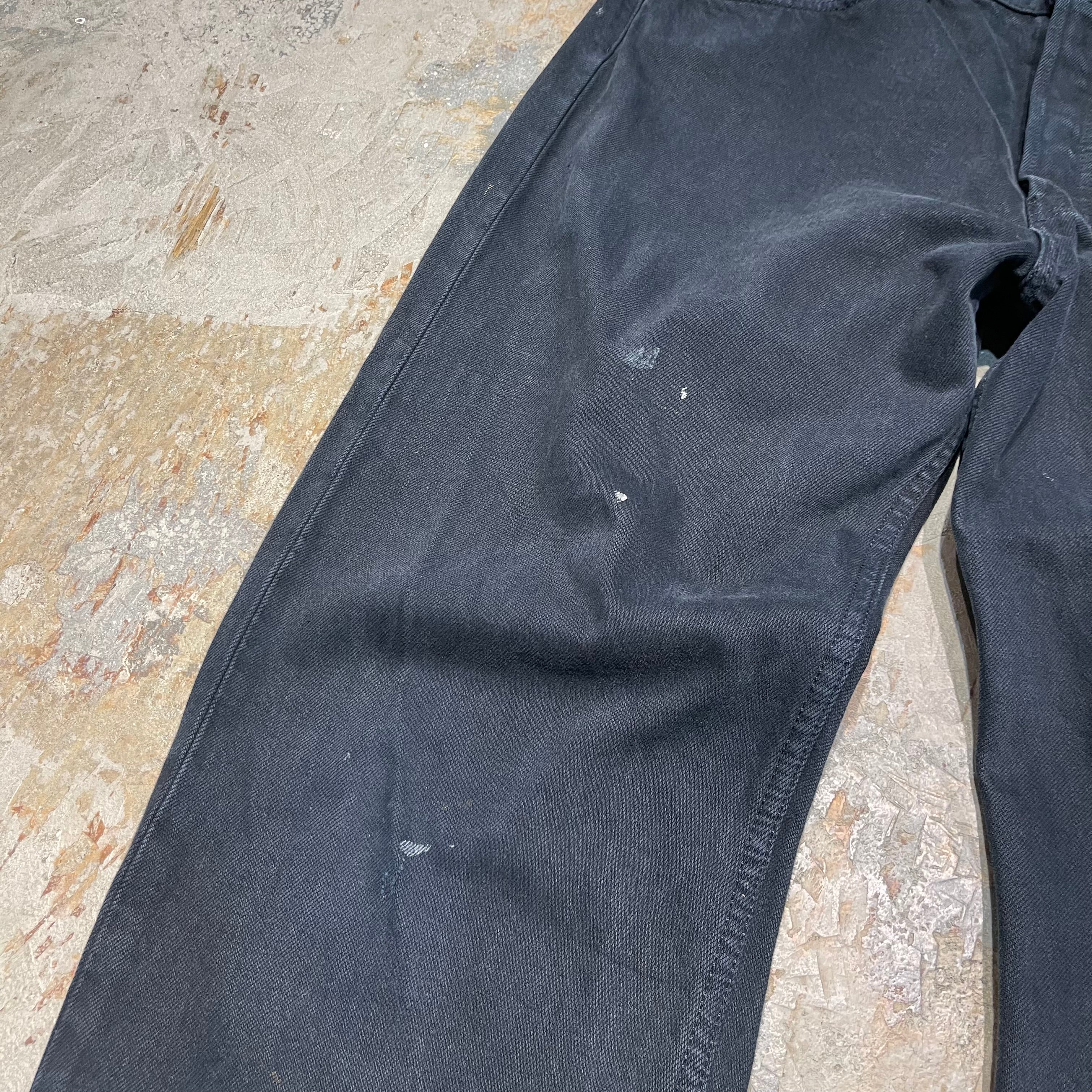 4771 古着 LEVI'S/リーバイス/501/Black denim pants/ブラック
