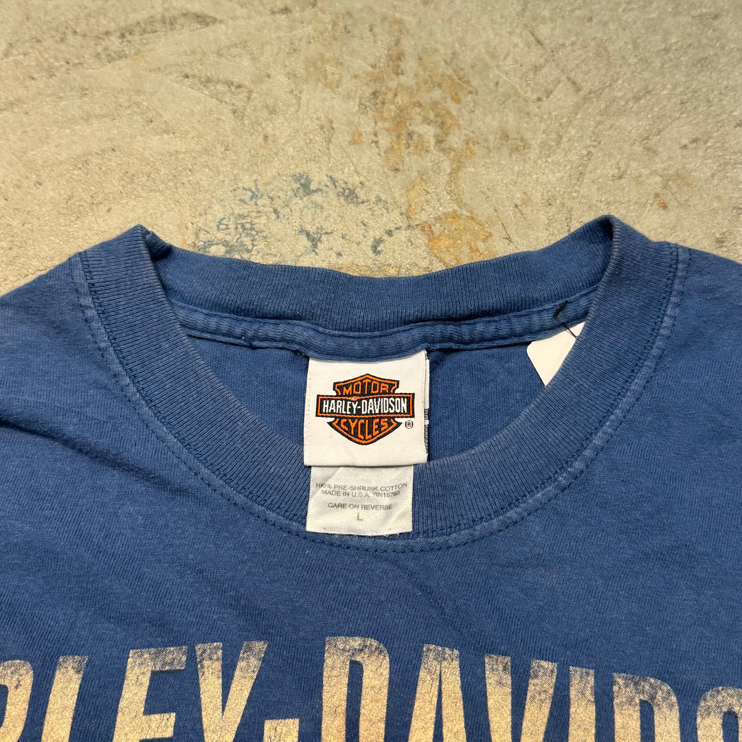 Used clothing Made in USA Harley-Davidson/Harley-Davidson/Printed T-shirt/Size L