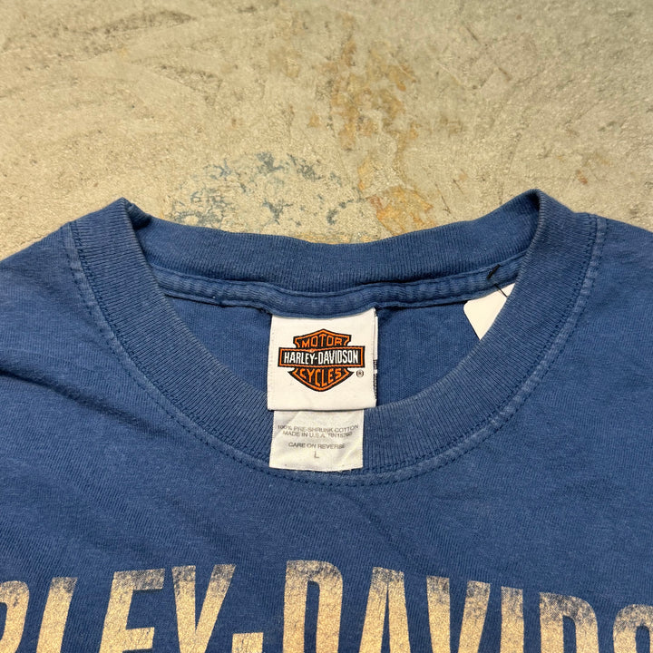 Used clothing Made in USA Harley-Davidson/Harley-Davidson/Printed T-shirt/Size L
