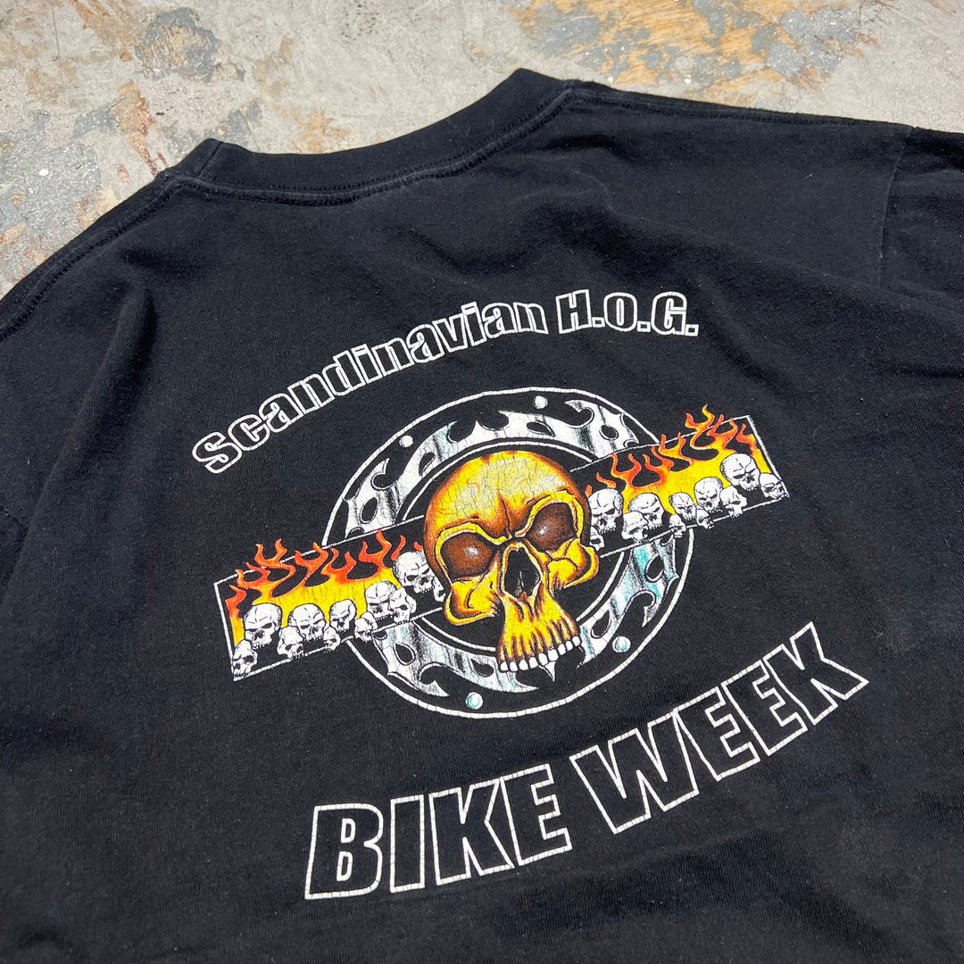 古着 Harley-Davidson  /ハーレー ダビッドソン / scandinavian h.o.g. bike week / プリントTシャツ / サイズM相当