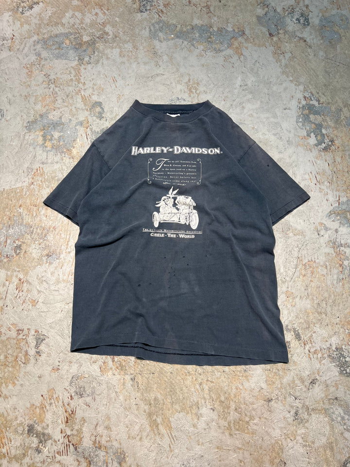 #MA96 古着 USA製 91's Harley-Davidson /ハーレー ダビッドソン / ワーナーブラザーズ  / シングルステッチ ヴィンテージ Tシャツ / サイズ