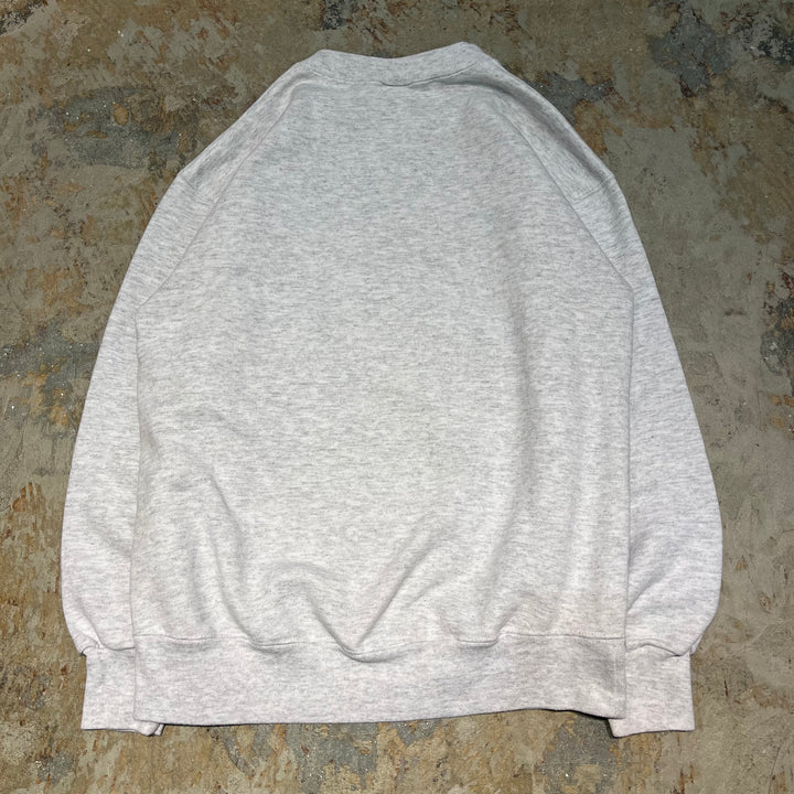 #3923 古着 NUTMEG /Crew  Neck Sweat Shirt/クルーネックスウェット/92 champions atlanta/MLB/MADE IN U.S.A/サイズM