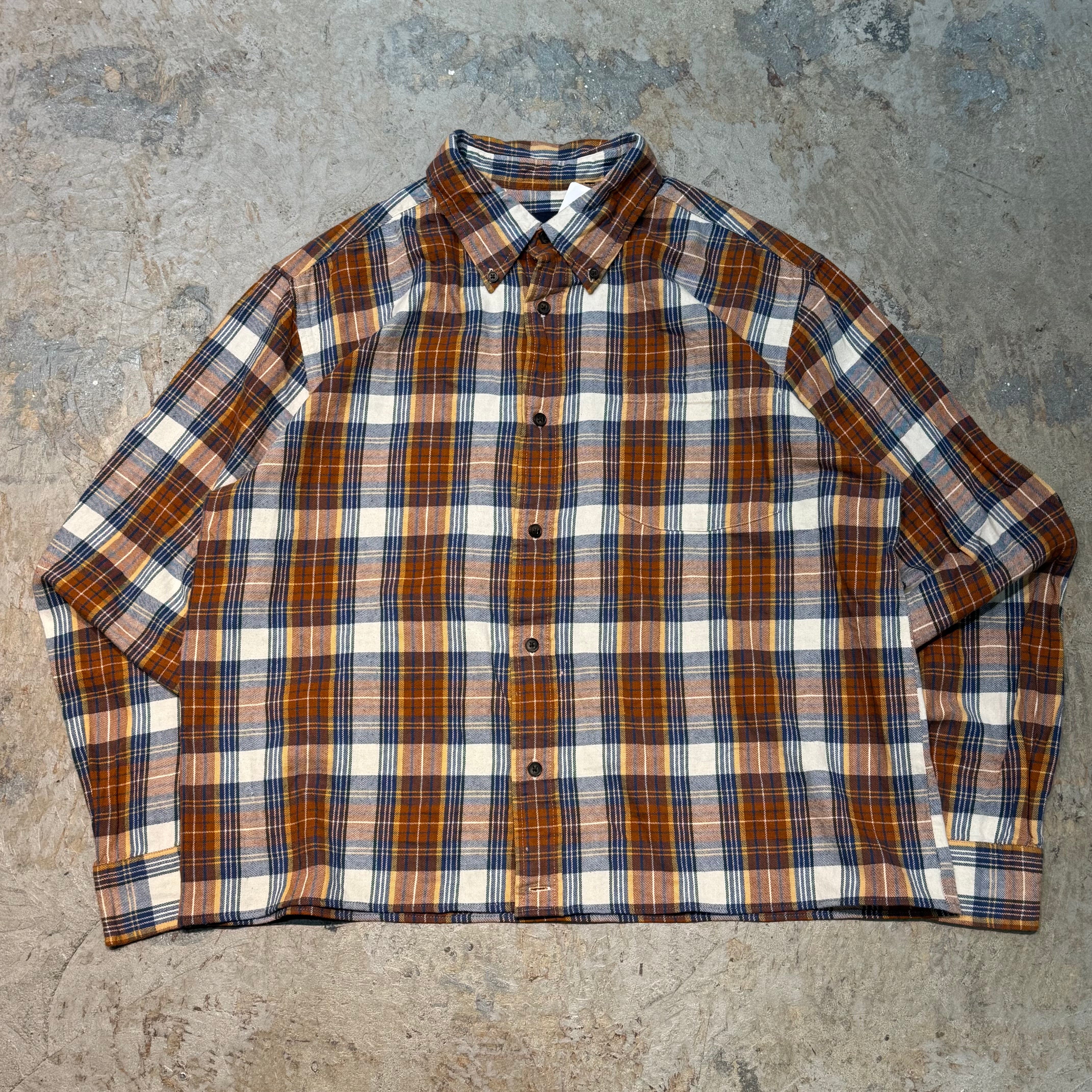 ST.JOHN'S BAY セントジョンズベイ　カバーオール　デニム　3X. 90s ST.JOHN'S BAY corduroy switching denim jack