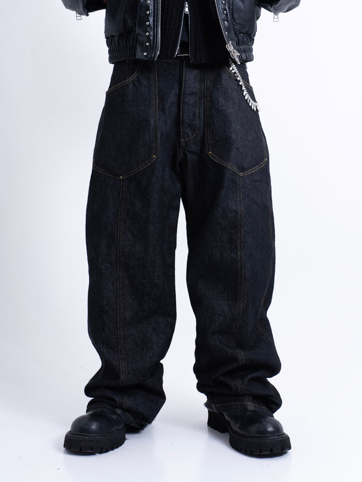 Heavy ounce Rigid Baggy Denim/ヘビーオンス リジット バギーデニム