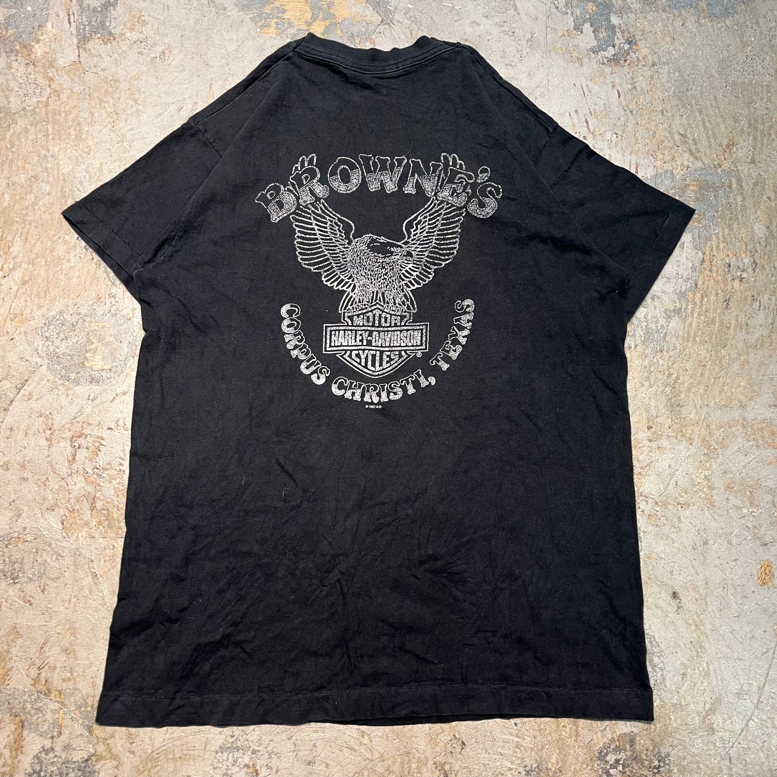 ハーレーダビットソン　90’s Tシャツ　USA製　ビンテージ　コピーライト ハーレーダビットソン 90's Tシャツ USA製 ビンテージ コピー