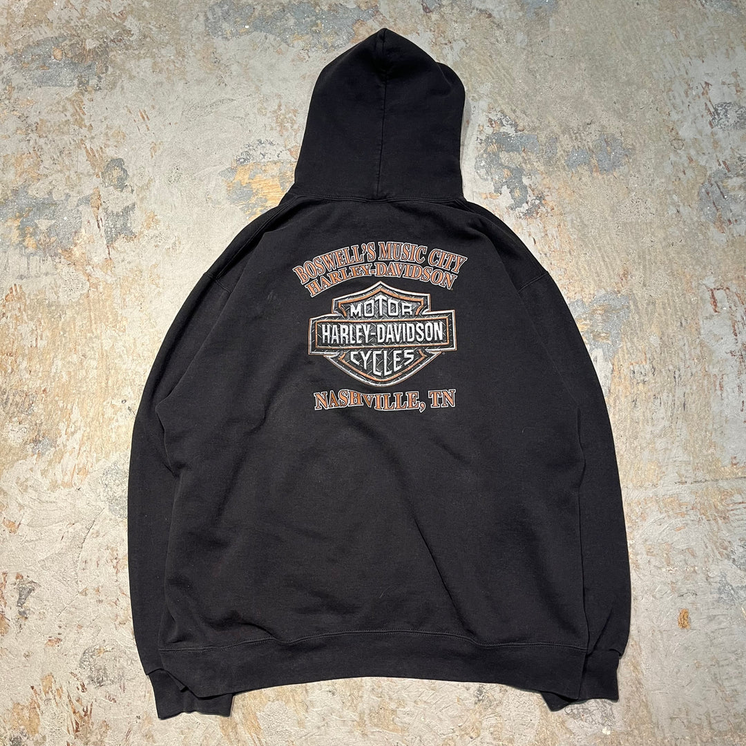 #3919 Harley-Davidson/ハーレーダビッドソンPull over Hoody/プルオーバーパーカー/サイズ XL