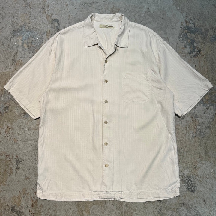 Used clothing TOMMY BAHAMA/ Tommy Bahamas/ Short sleeve shirt/ Open collar/ Silk/ Size L