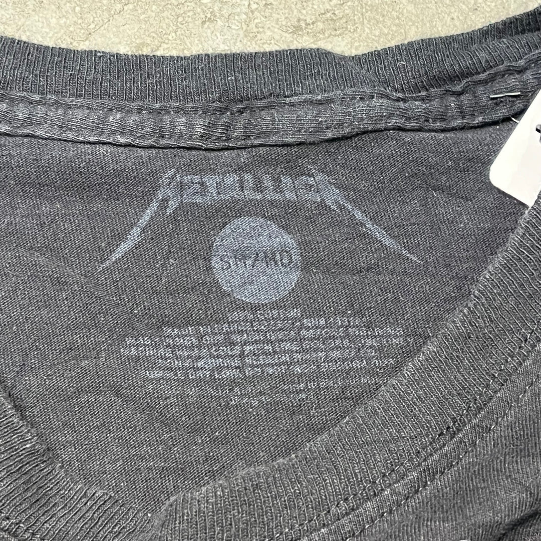 중고 의류 Metallica/Metallica/밴드 티셔츠/프린트 티셔츠/크기 S-M