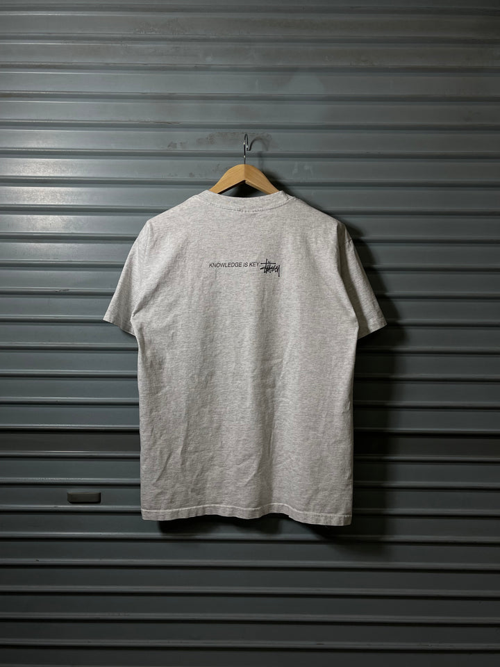 古着 USA製 90's OLD STUSSY / オールドステューシー / 白タグ / キーグラフィックTシャツ / Lサイズ