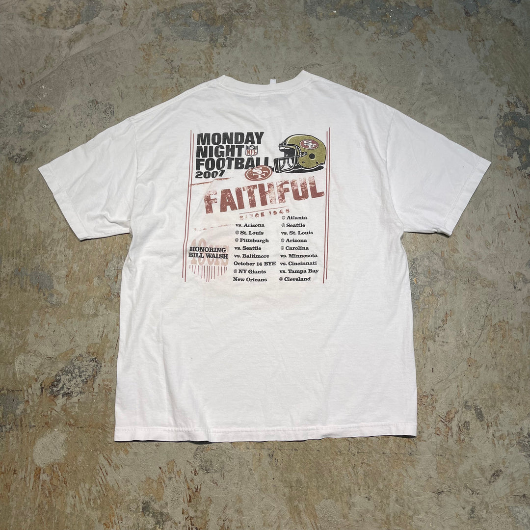 古着 SAN FRANCISCO 49ERS/サンフランシスコフォーティナイナー/NFL/プリントTシャツ/サイズXL相当