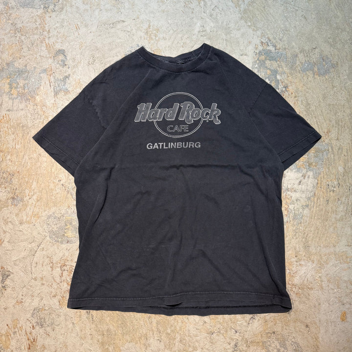 Used clothing Hard Rock CAFE/ Hard Rock Cafe/ Printed T-shirt/GATlLINBURG/ Equivalent to size XL