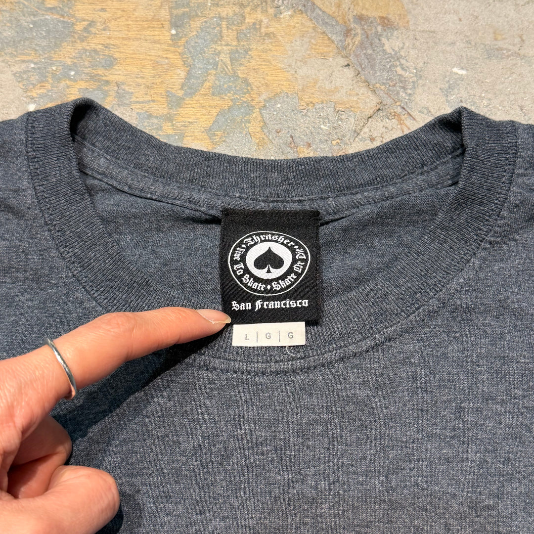 古着 THRASHER/ スラッシャー/ プリントTシャツ/サイズL