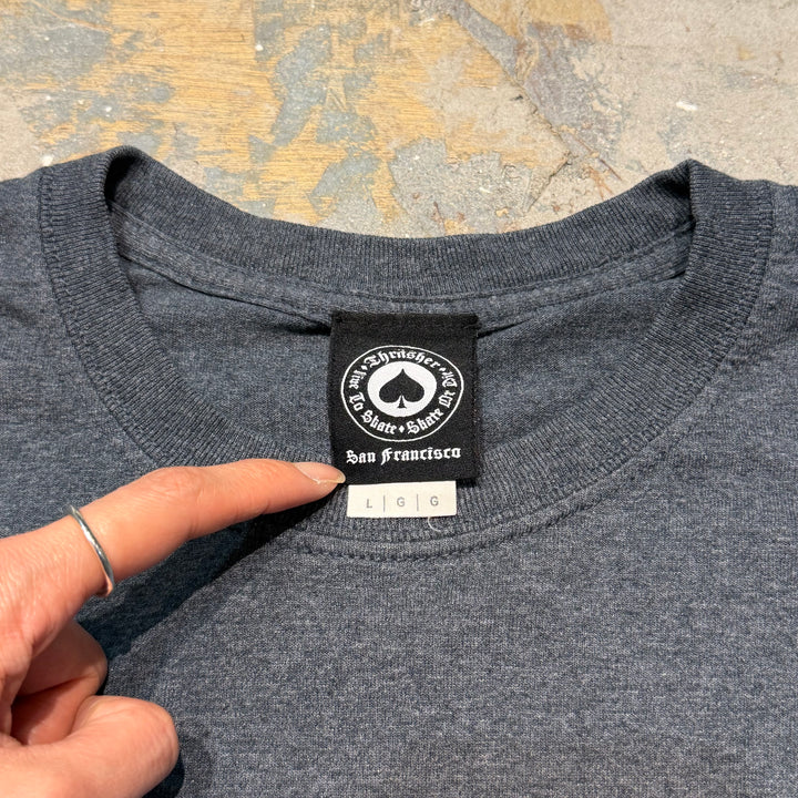 古着 THRASHER/ スラッシャー/ プリントTシャツ/サイズL