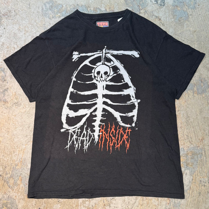 古着 USAVINTAGE/ プリントTシャツ/ スケルトン/ サイズL