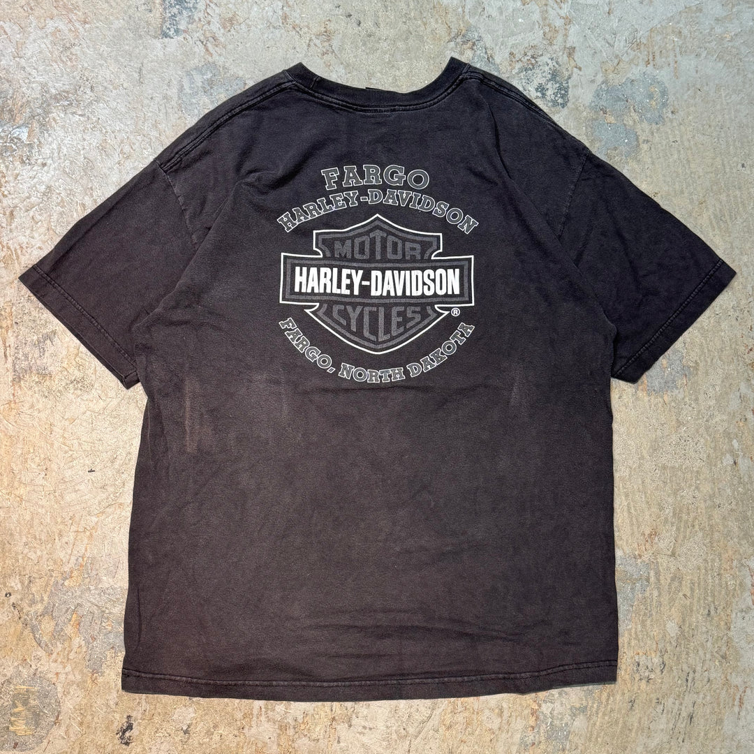 Used clothing Made in USA Harley-Davidson/Harley-Davidson/Printed T-shirt/Size XL